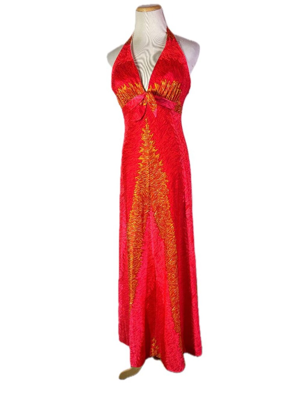 Vintage 1960s De Weese Designs Size 11/12 Beach Dress Halter Tie *Flaw